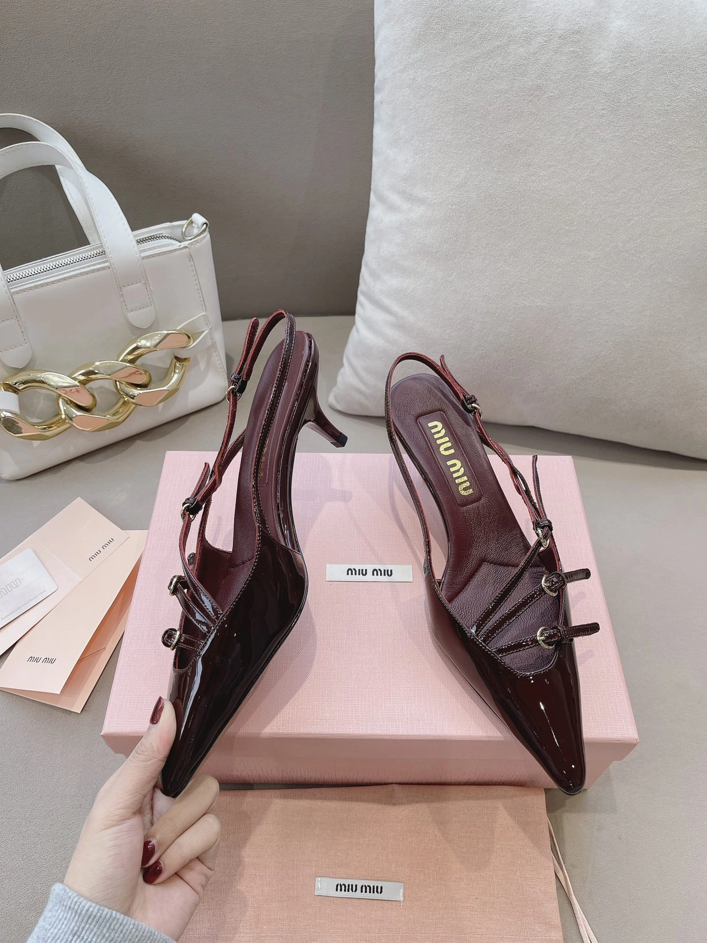 COCO-- 7iu7iu 5I013E_069_F0D27_F_M055 cowhide sheepskin Heel height：5.5cm item: E-X158F2795T